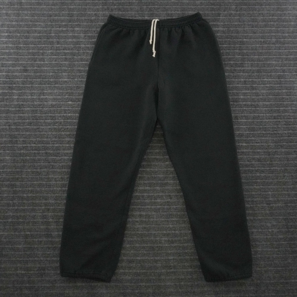 Vintage 90s Russell Athletic Sweatpants Mens XL Blank Black Made in USA Joggers